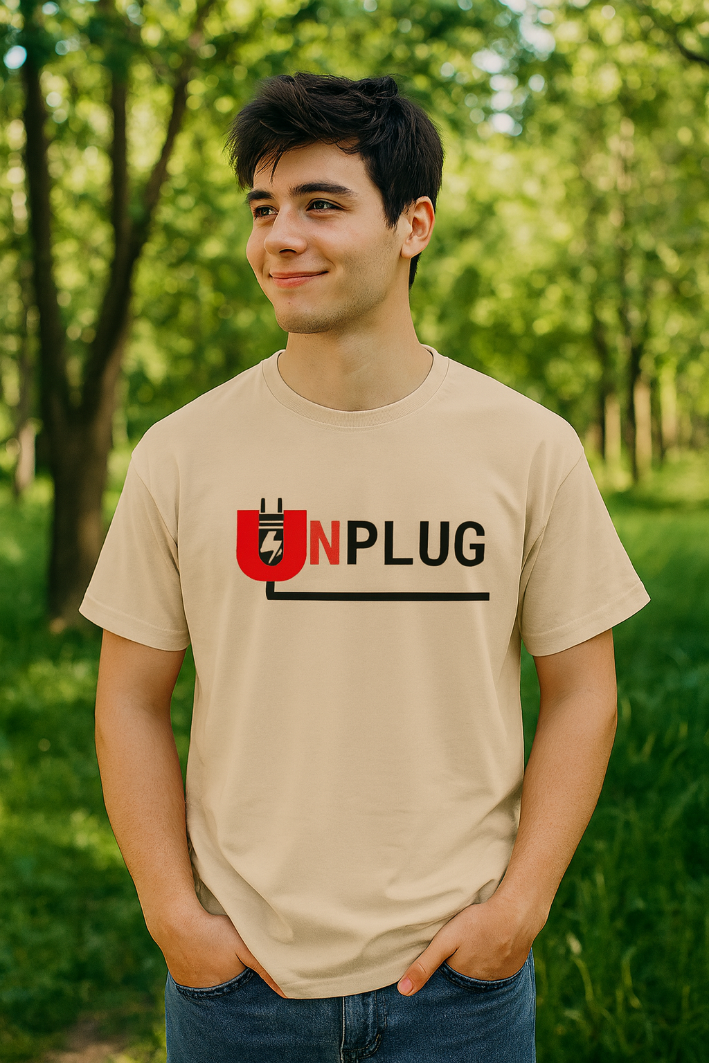 UN-Plug Unisex Classic Crew T-Shirt